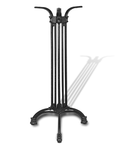 Подстолье чугунное высота 110 см, черное, для бара, серия Impero, артикул 3069H барное