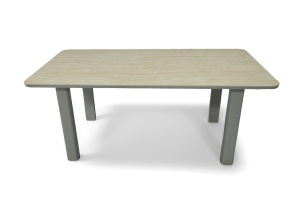 "Витория" обеденный стол из алюминия