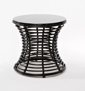 "Парма" кофейный столик из искусственного ротанга, цвет бронзовыйцвет бронзовый