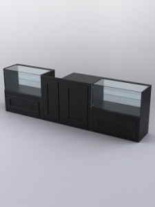 Комплект прилавков "ОРНАМЕНТ" №1, Черный