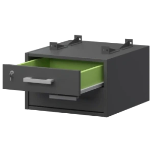 Тумба подвесная для столов на м/каркасе Арго-М АМТ2-02М.60 Антрацит/Антрацит