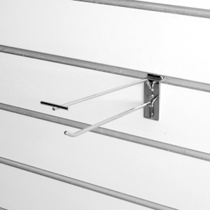 A325-250, d.5, Type 1  Крючок одинарный под ценникодержатель (А327-А328) длина 250 мм, d=5mm, хром