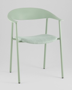 Стул Eila с подушкой пластик зеленый