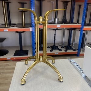 Подстолье "имперо" чугунное зототого цвета из, для ресторанов и баров, стандартной высоты, мод. 3070G