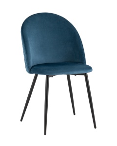 Стул Lilly велюр сине-зеленый 4 шт.
