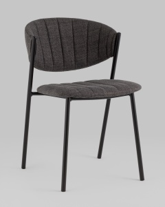 Стул Харпер ткань рогожка тёмно-серый