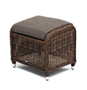 "Толедо" пуф плетеный, цвет коричневыйцвет коричневый