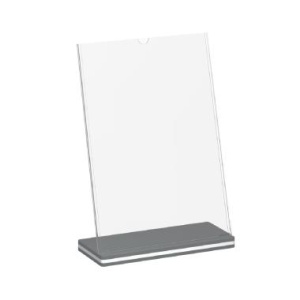 Менюхолдер SIGNHOLDER L-stand A4, цвет основания серый