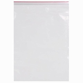 Пакеты с замком "зиплок" (гриппер), комплект 100 шт., 300х400 мм, ПВД, толщина 40 микрон, BRAUBERG, 606218