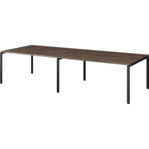 Бенч двойной на 4 рабочих места Арго-М АМБ-004.60-4 Лагос/Антрацит