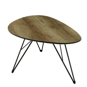 Столик журнальный Триадит 90, серый