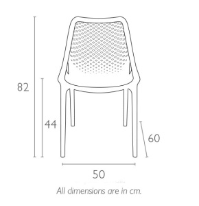 Комплект пластиковой мебели Sky Folding 60 Air темно-серый