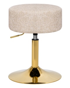 Пуф DOBRIN DANNY GOLD, бежевый твид (LEO26)