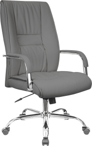 Кресло Everprof Kent (Кент) TM Экокожа Серый