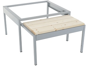 Подставки с выдвижной скамьей