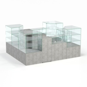 Комплект прилавков "ФЕЕРВЕРК" №8, Метрополитан Грей