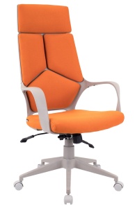 Кресло руководителя Everprof Trio Grey TM Ткань Оранжевый