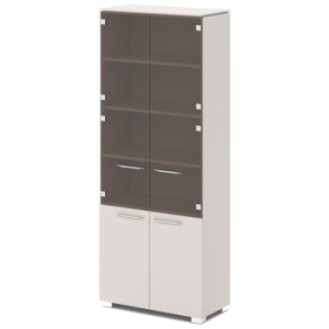 Шкаф для документов высокий широкий G-673 Грандеза - Grandeza (Великолепие)цвет Бежевый песок