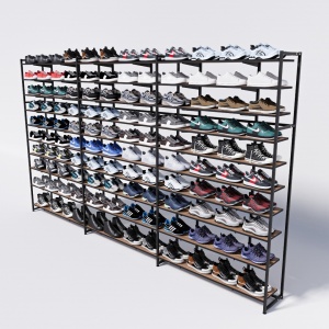 Стеллаж для обуви и аксессуаров в стиле Лофт BOTTI 2127-10-3 (без полок)