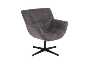 Кресло Konfele темно-серый шенилл