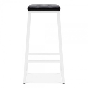 Стул Консек барный, мягкий, белый