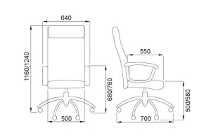 Кресло поворотное Levada, кремовый, экокожа