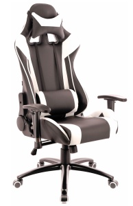Кресло Everprof Lotus S6 Экокожа Черный/Белый