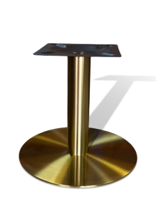 Круглое основание для журнального стола золотого цвета д500 мм для лобби баров, модель 6207