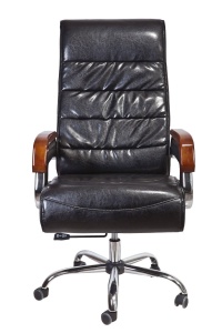 Кресло поворотное Toledo, чёрный бриллиант, экокожа