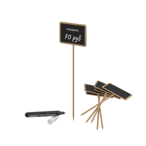 Меловая табличка на палочке WOODSTICK