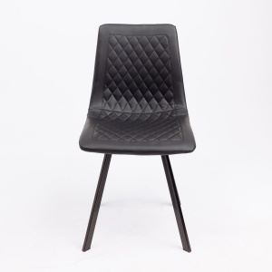 Стул Ezra, черный, экокожа