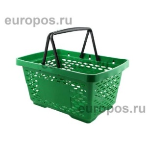 Корзина пластиковая JAZZ, 28 литров, цвет зеленый