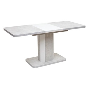 Стол Stork белый бетон/ белый