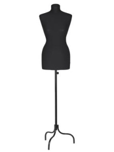 К-301-Е-48-50.ВН Манекен (Большой) портновский женский демонстрационный на черной треноге