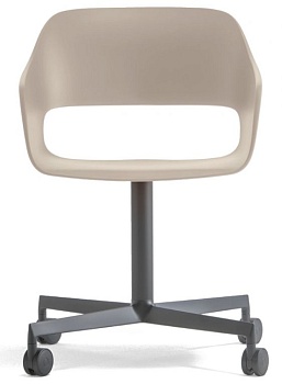 Кресло офисное на колесах Babila песочный