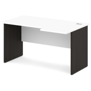 Стол эргономичный S-44 л/пр Сентида - Sentida (Восприятие) цвет Дуб Честерфилд и Белый