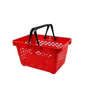 Корзина пластиковая CLASSIC, 20 литров, цвет красный