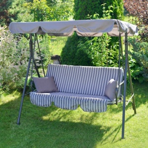 Качели садовые Габи, в полоску, ткань