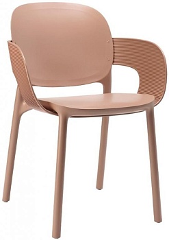 Кресло пластиковое Hug Go Green карамель