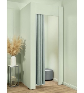 Штора Канвас в примерочную (светло-серый) 2350 мм цена 1 700 ₽ Штора Канвас в примерочную (светло-серый) 2350 мм