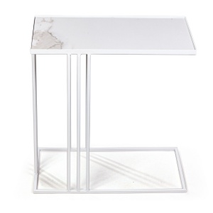 Журнальный столик Stone 026, керамика белая (арт. A026.D01)