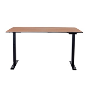 Стол регулируемый электрический LuxAlto LA-H33-2AR2 черный/дуб HPL 120*80*1,2