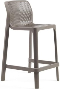 Стул пластиковый полубарный Net Stool Mini тортора