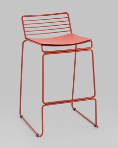 Стул полубарный Danny бордовый с подушкой