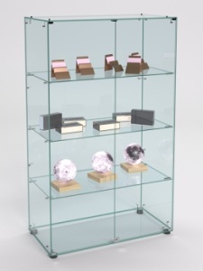 Витрина "СТЕКЛО ХИТ ПРОДАЖ" №5 (закрытая, задняя стенка - стекло)