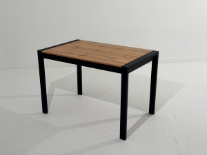 Стол ЭТНО 112 ДУБ ВОТАН / Черный каркас