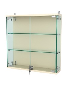 Витрина "АТРИУМ" настенная №1-1, Крем Вайс