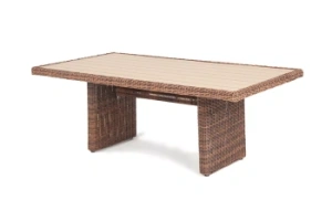 "Бергамо" плетеный обеденный стол, цвет коричневыйцвет коричневый