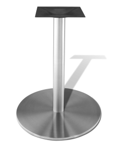 Подстолье нержавеющая сталь круглое для кафе, увеличенный размер, артикул 4106