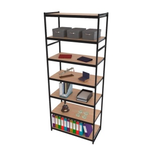 Стеллаж в стиле LOFT A2290-21-ЧДС 220х90х45